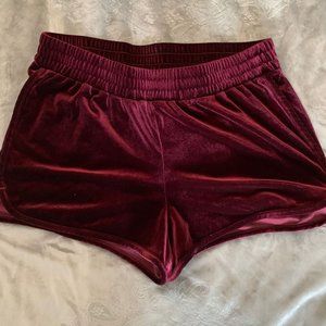 Red Velvet Shorts